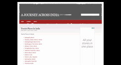 Desktop Screenshot of ajourneyacrossindia.com