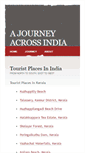 Mobile Screenshot of ajourneyacrossindia.com